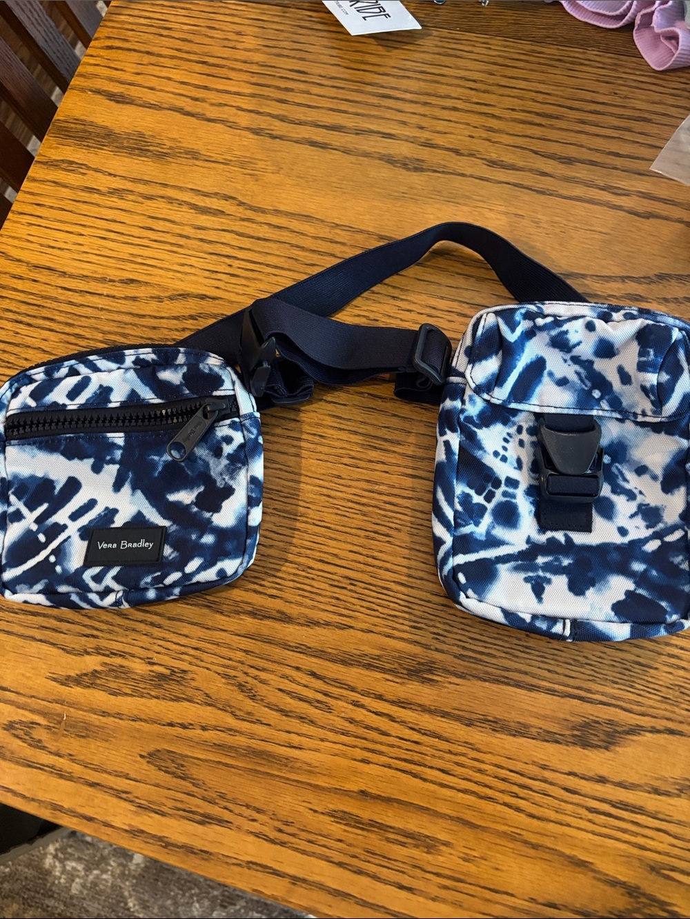 Vera Bradley ReActive Utility Belt Bag tie dye